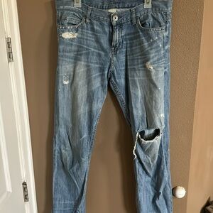 Banana Republic distressed boyfriend jeans 30